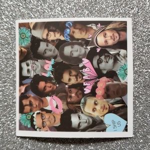 JOHNNY DEPP ACTOR waterproof sticker Collage